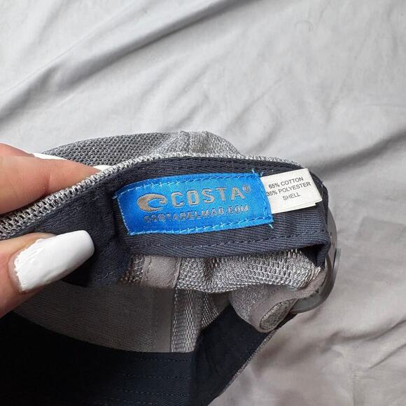 Costa Dark Blue-Gray Unisex Cap - Picture 7 of 7